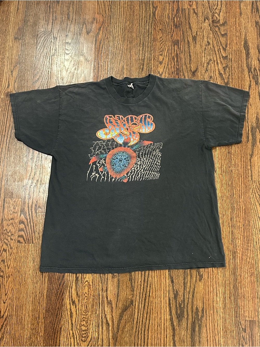 Vintage YES 2004 Tour T shirt size XL prog rock Band Concert Tee Alstyle Black